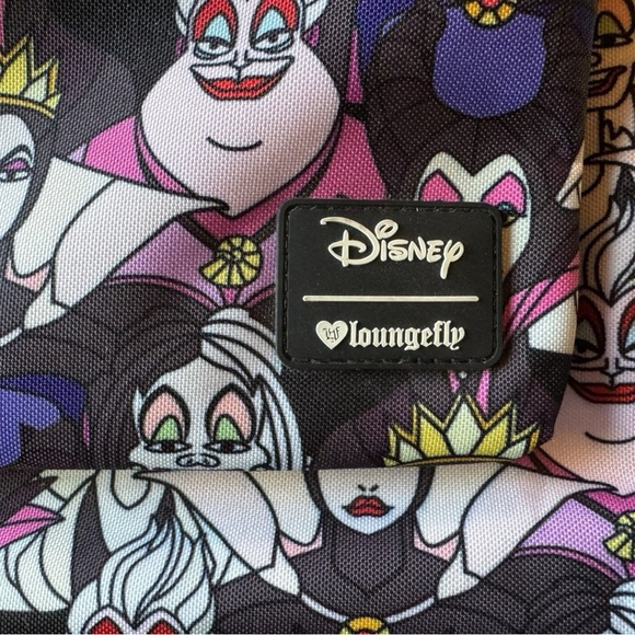 Loungefly Disney Villains Backpack – Evil Queen, Ursula, Maleficent, Cruella - Picture 5 of 16